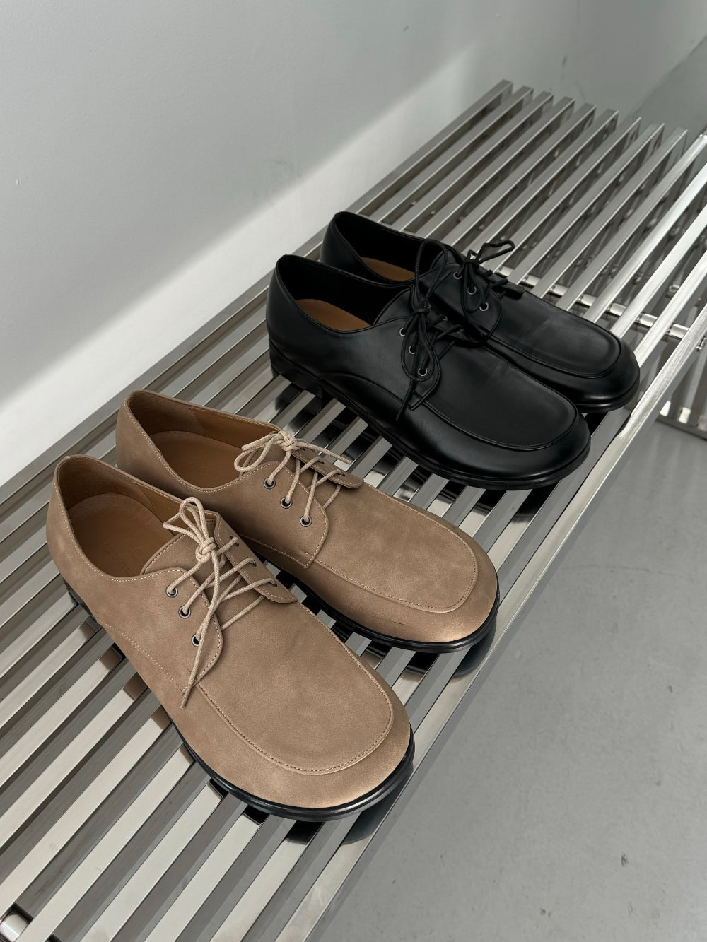 韓系極簡風皮鞋｜2色入