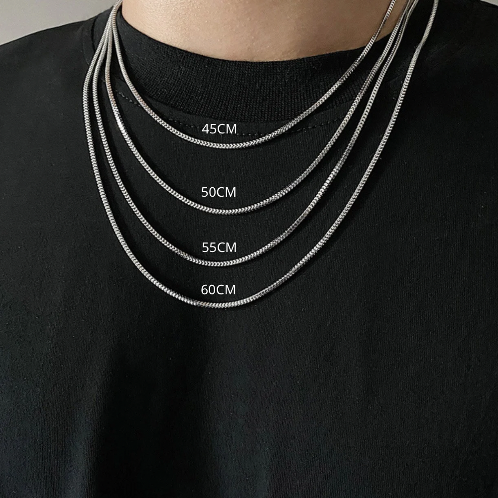 Basic snake chain necklace