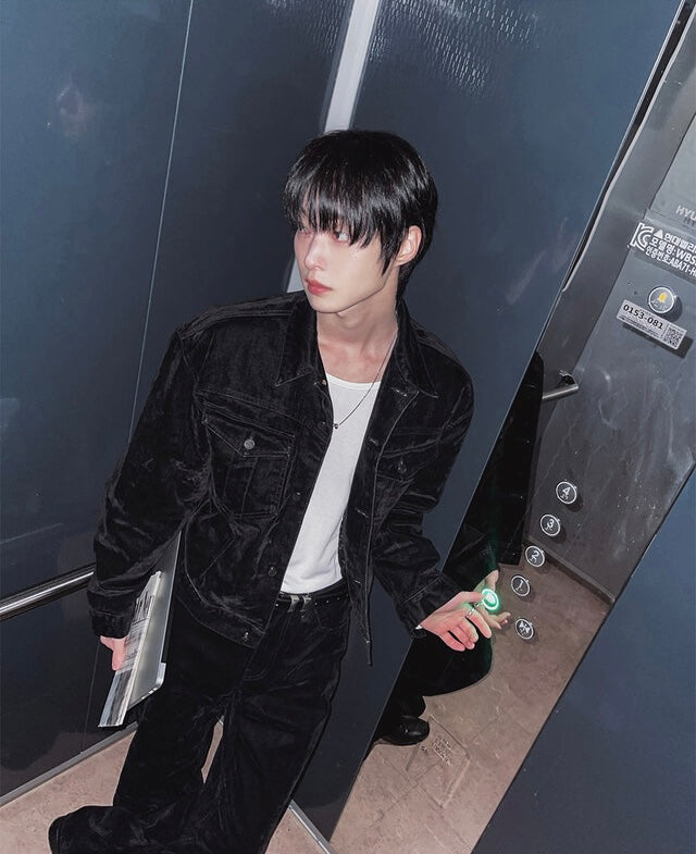 Premium！天鵝絨面牛仔外套｜2色入