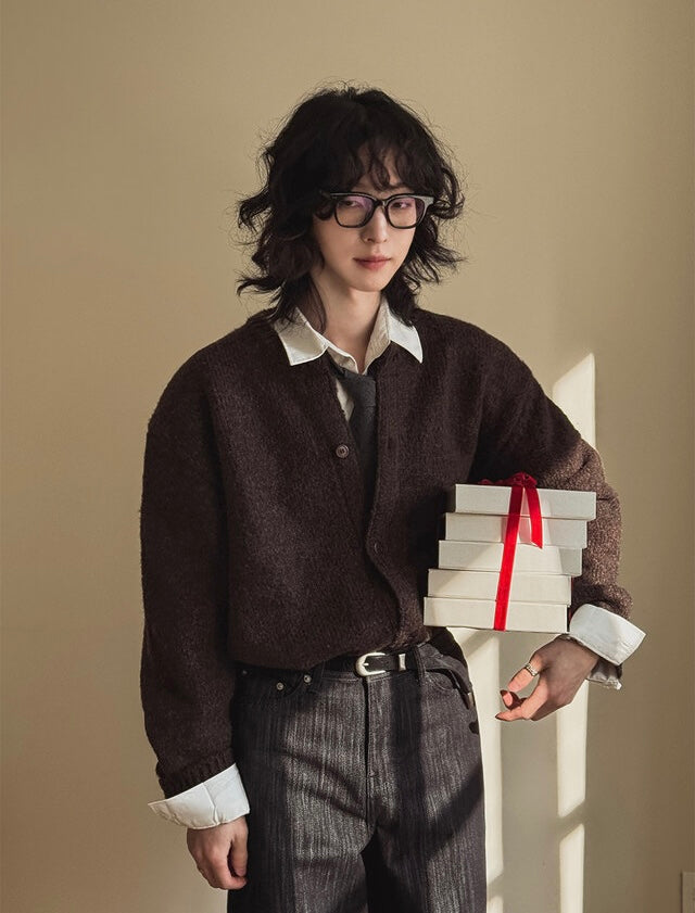 節日推薦🎅🏻輕熟質感開胸針織外套｜6色入
