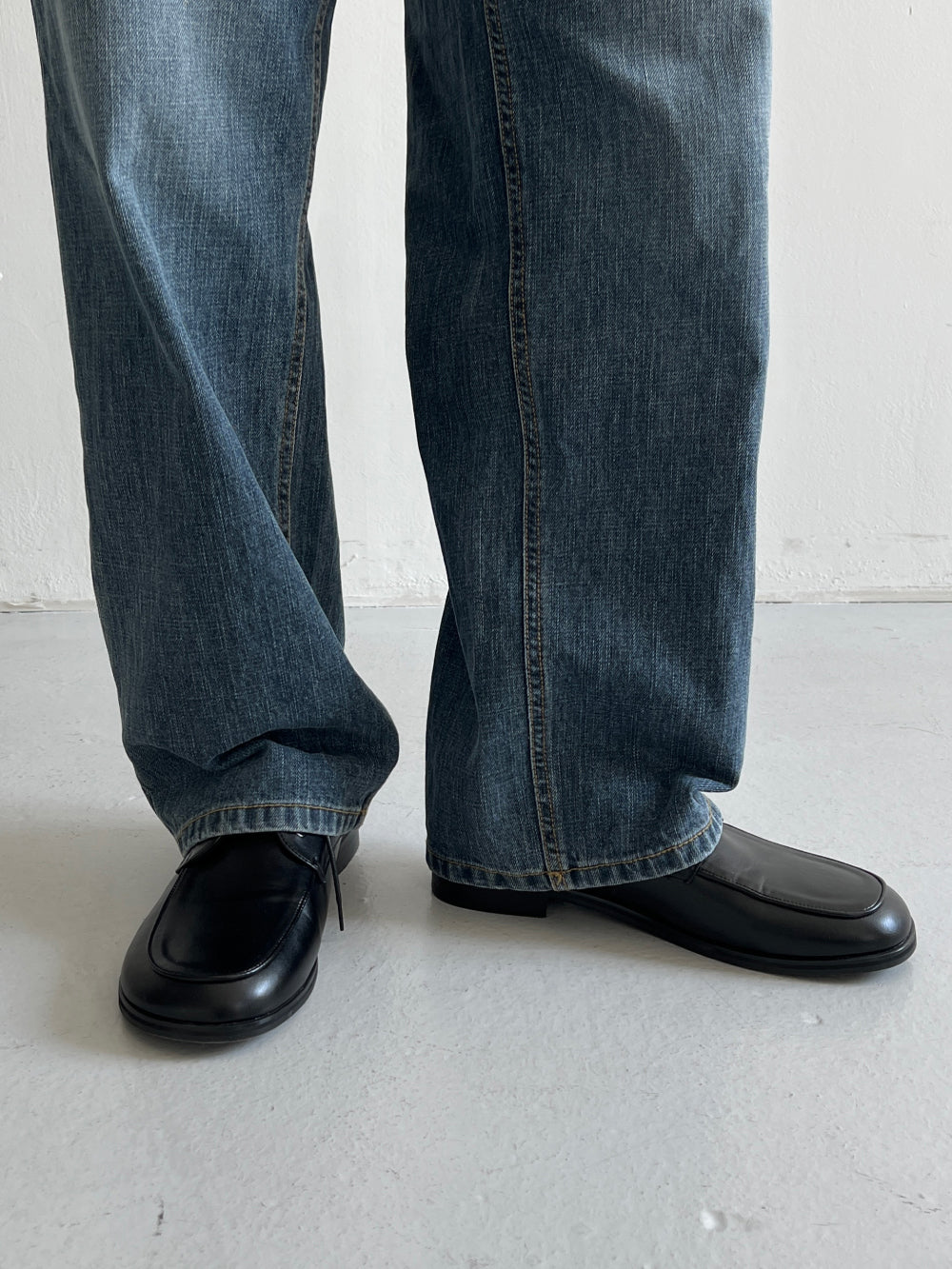 韓系極簡風皮鞋｜2色入