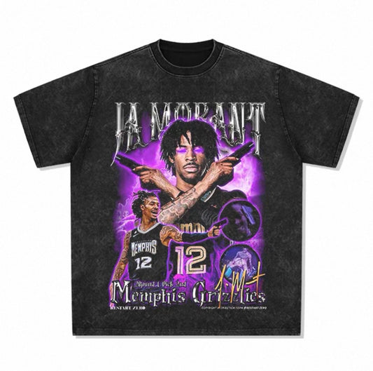 Vintage Washed Top-Ja Morant