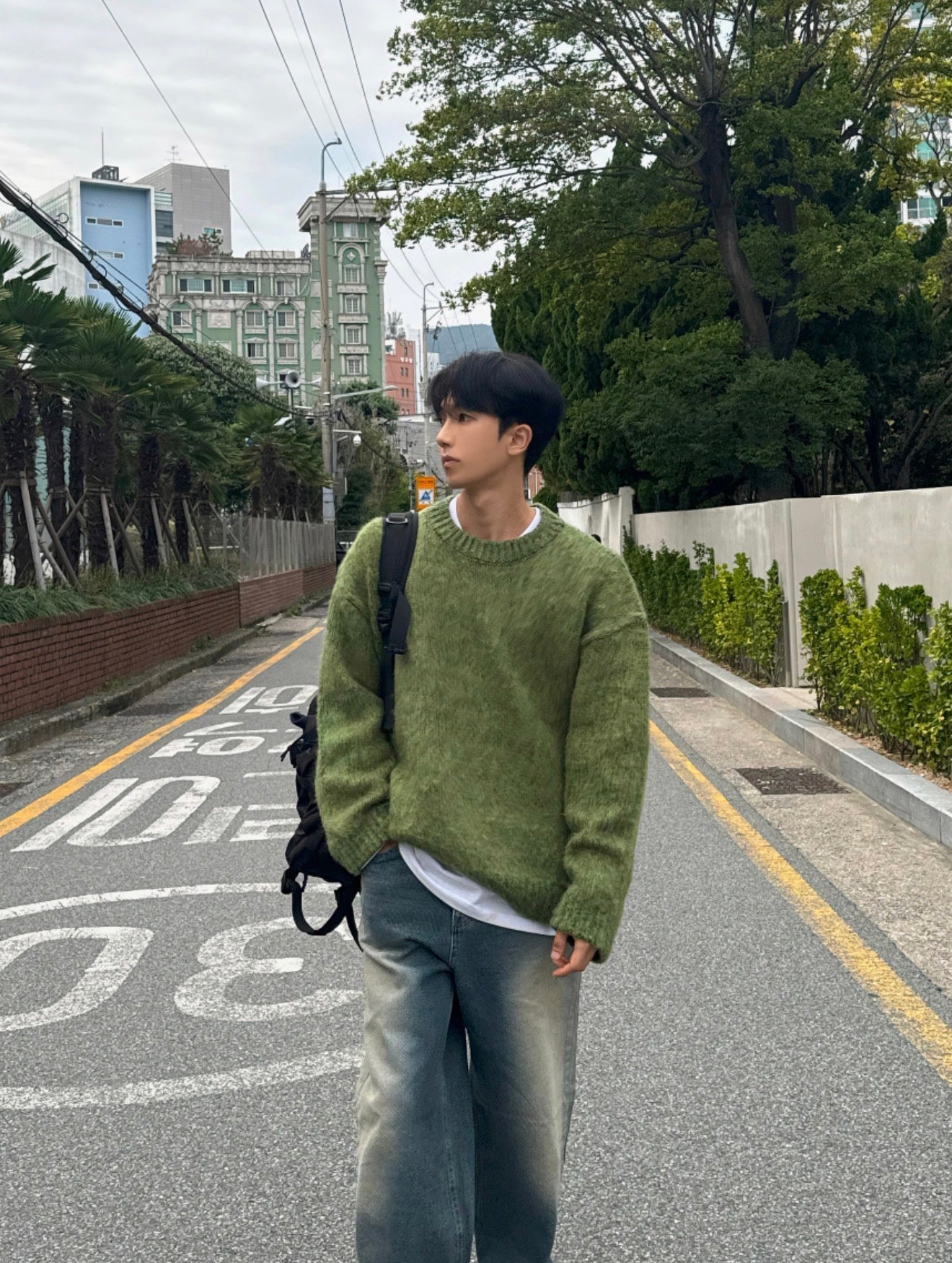 超多顏色選擇🎨馬海毛混色寬鬆針織衫｜10色入