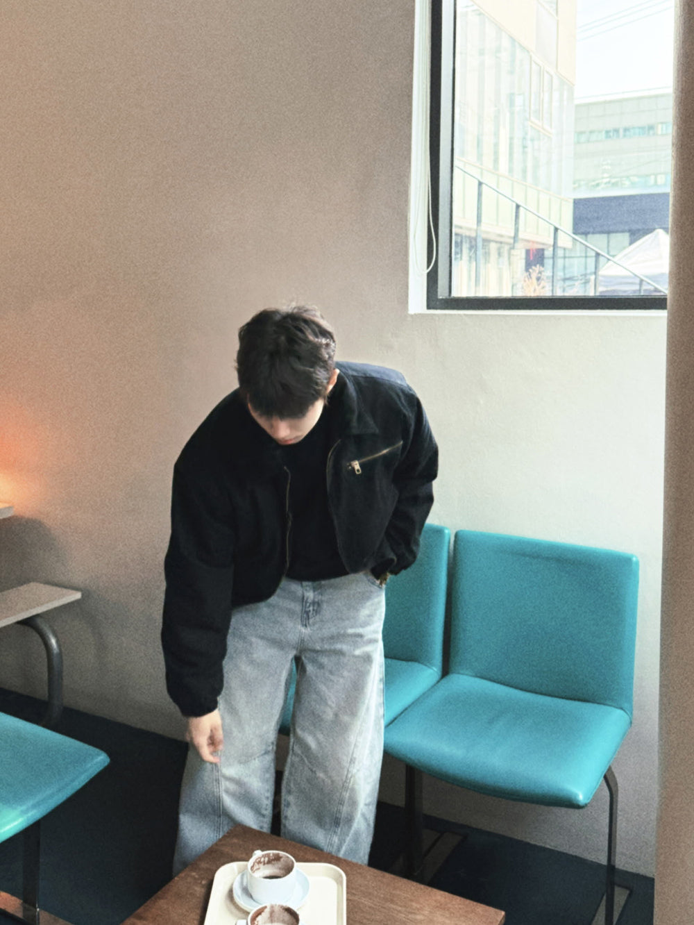 PREMIUM👑韓製重工短版拼接工裝外套｜2色入