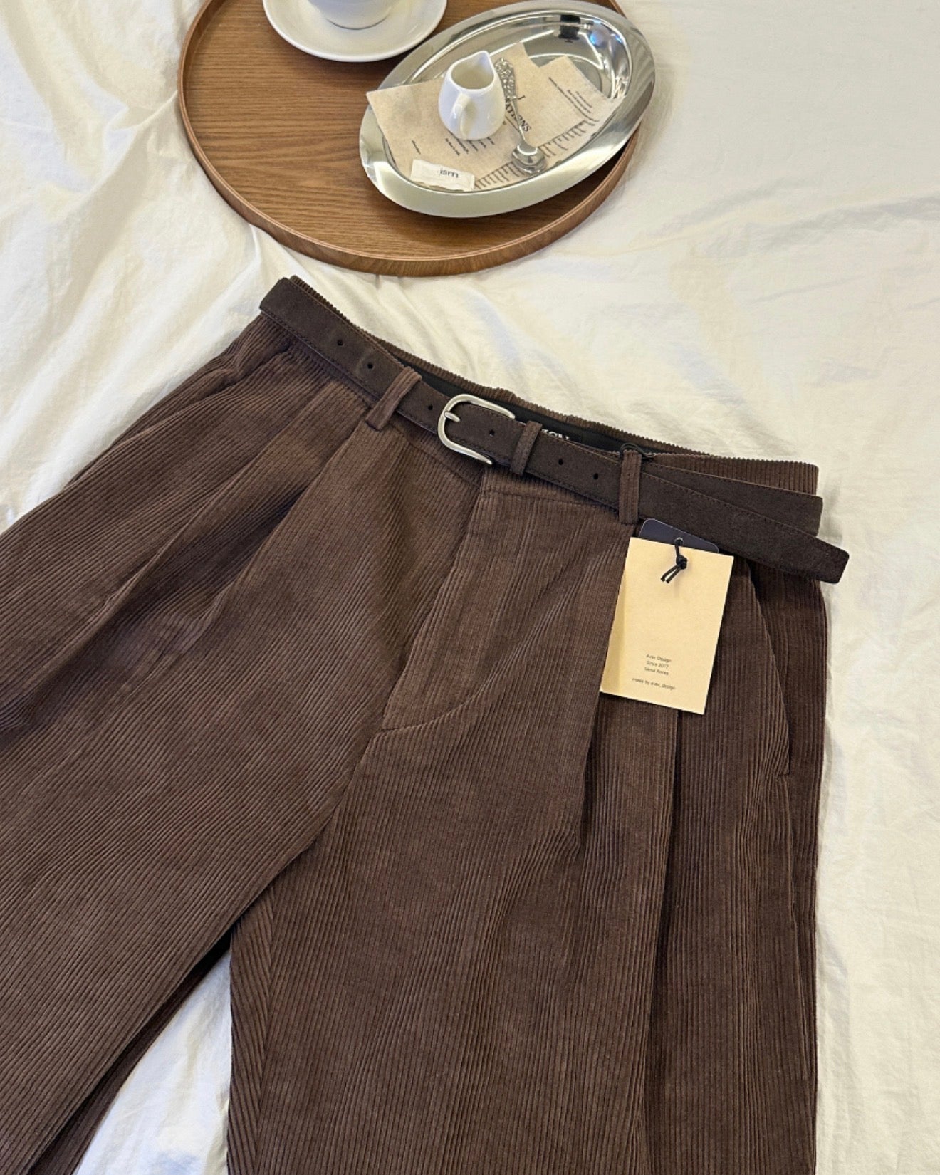 冬天必入🔥燈芯絨直腳長褲｜4色入