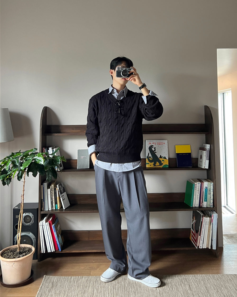 福利價🧧廓型雙褶寬鬆西裝褲｜5色入