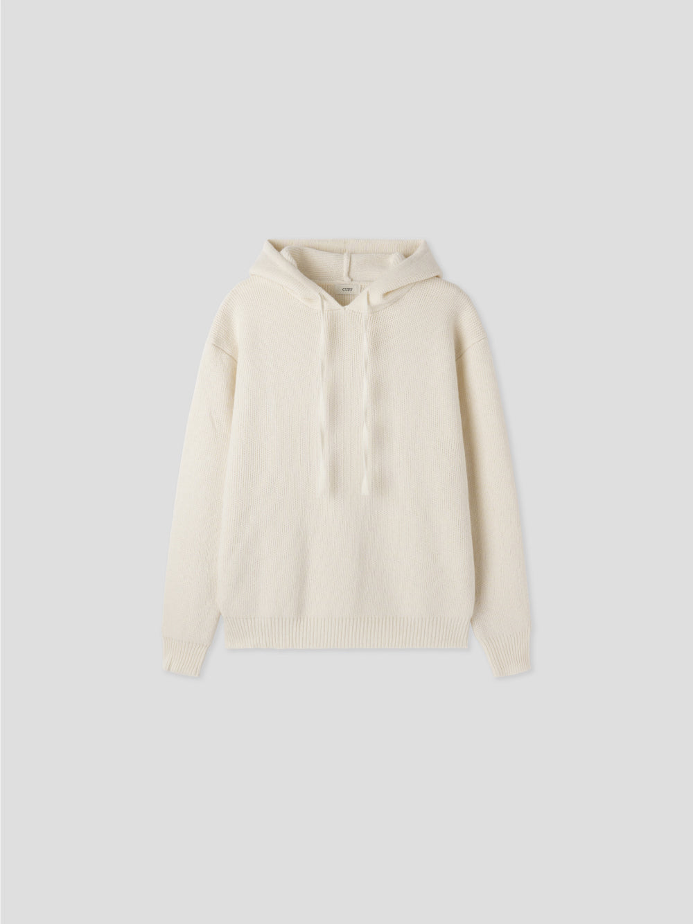 男友感單品！立體編織針織Hoodie｜4色入