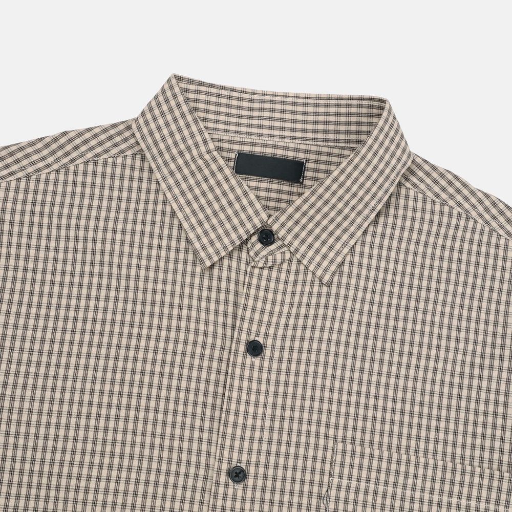 不壓身高！格仔短袖恤衫｜4色入