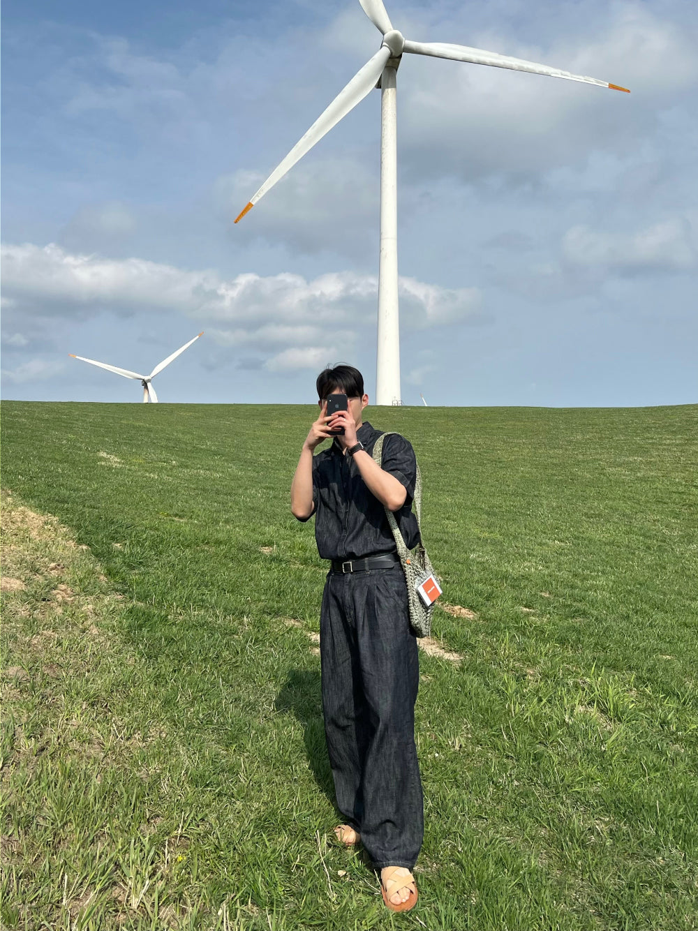 PREMIUM Set👑水洗牛仔短袖恤衫｜1色入