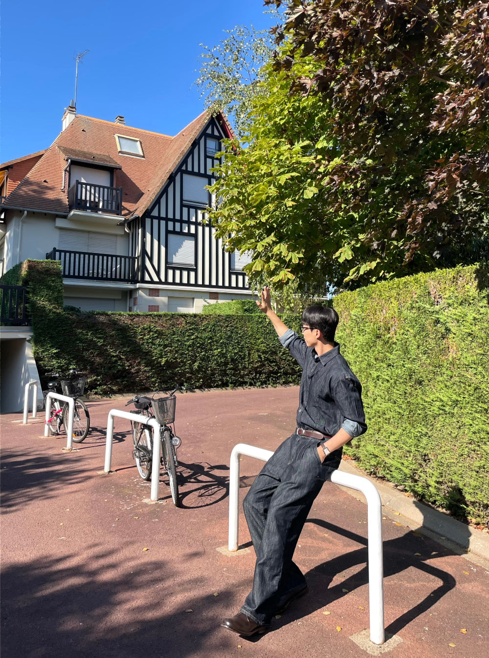 PREMIUM Set👑水洗牛仔長袖恤衫｜1色入