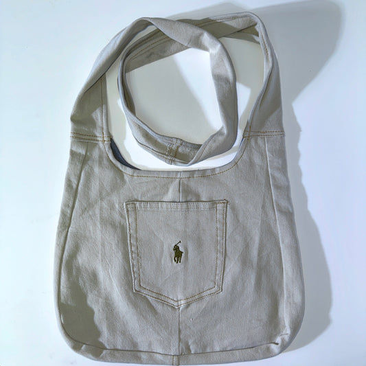 Remade Polo Long Shoulder Bag Grey&Green