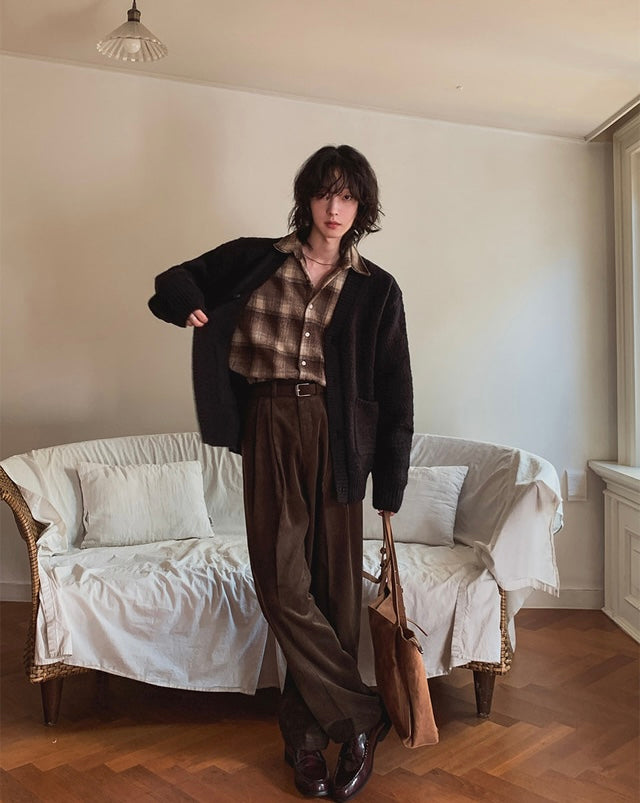 [大熱款🔥]燈芯絨直紋長褲｜5色入