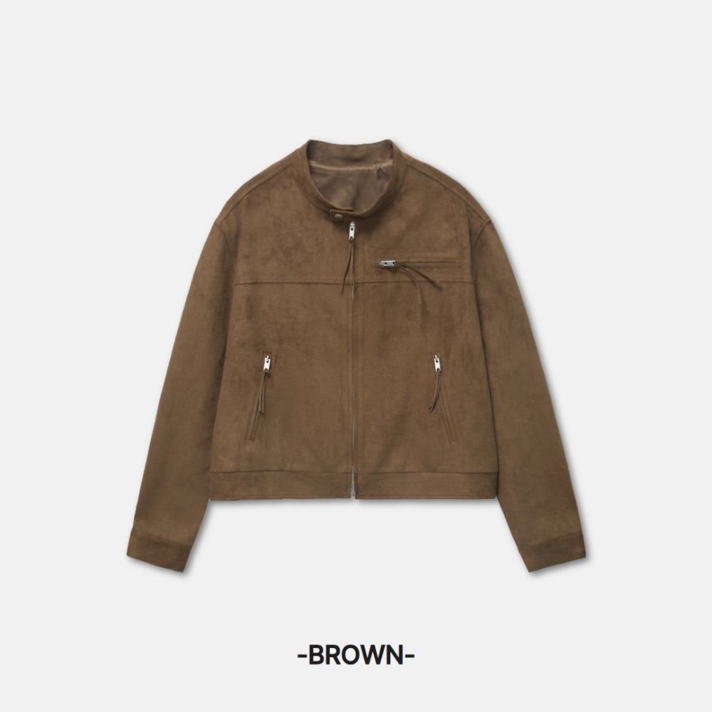 約會必備！紳士風麂皮外套｜2色入