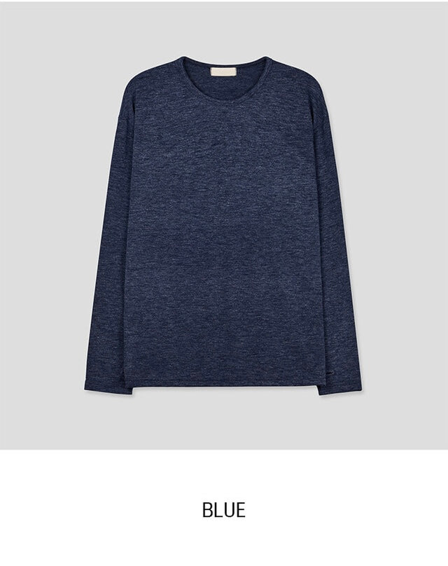 HEAT UP🍁基礎款質感圓領長袖｜4色入