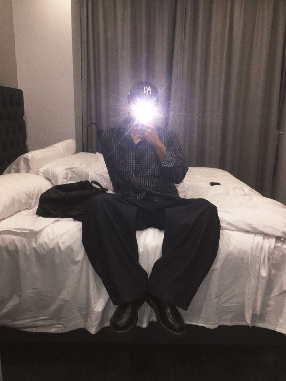 簡約款！短版韓系格仔恤衫｜4色入