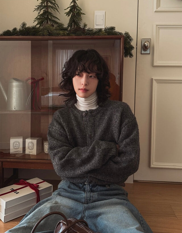 節日推薦🎅🏻輕熟質感開胸針織外套｜6色入