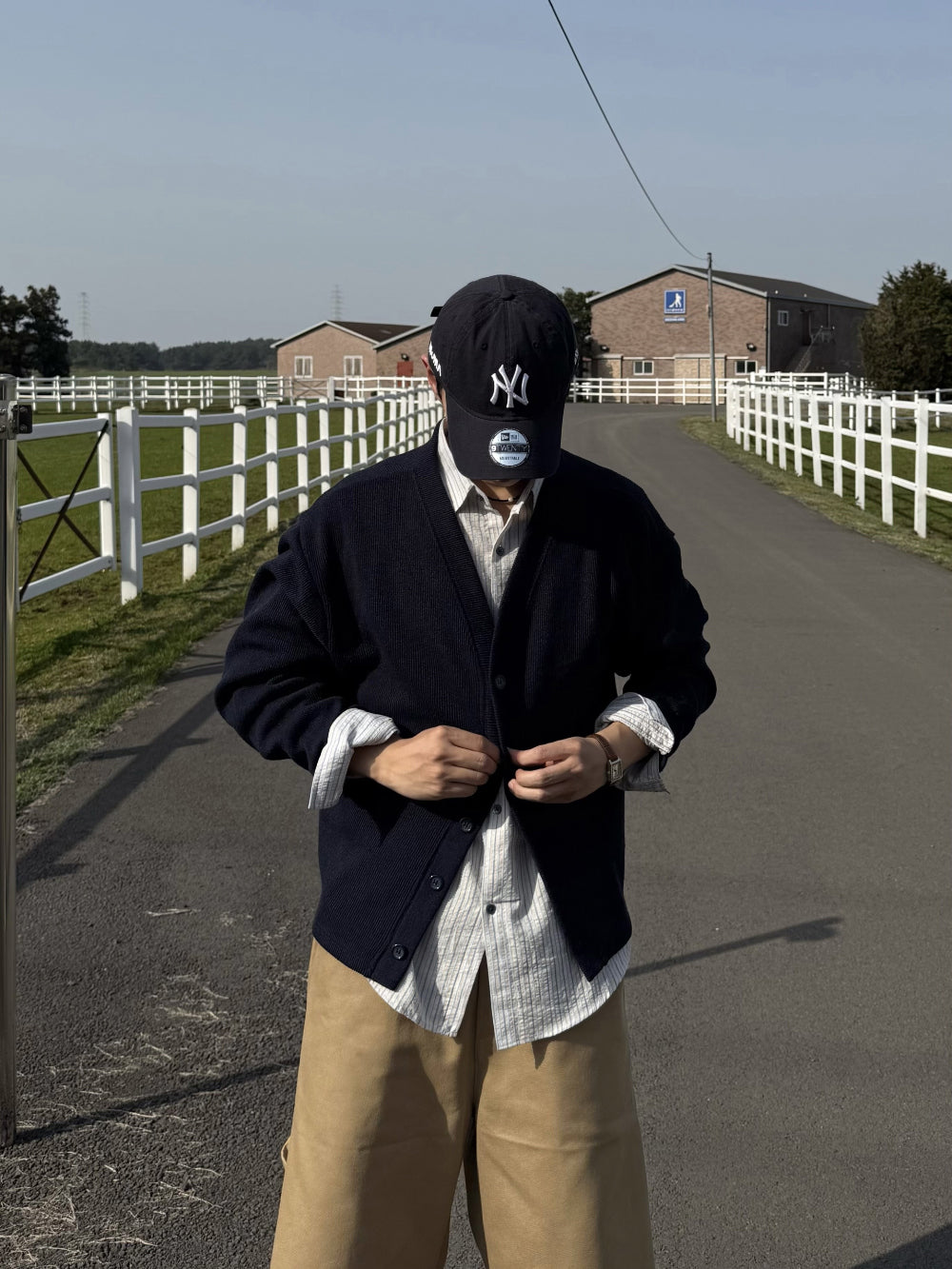 四季皆可穿！泡泡棉短款條紋恤衫｜3色入