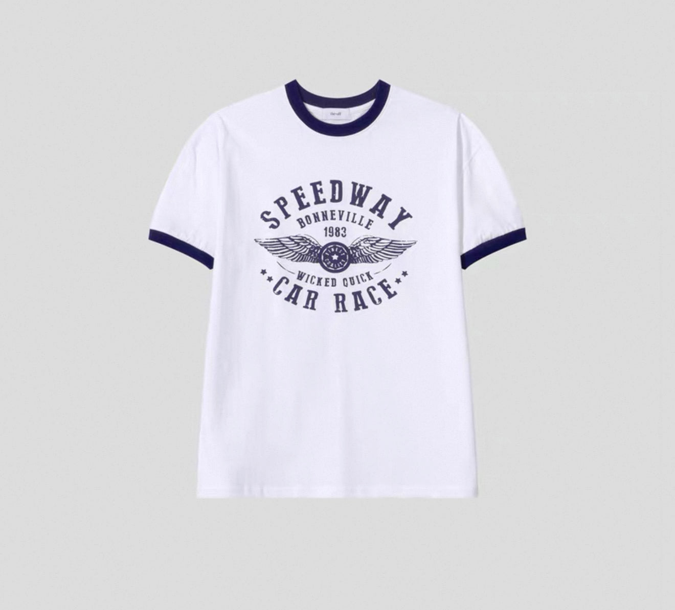 Speed way 復古圖騰 Ringer Tee