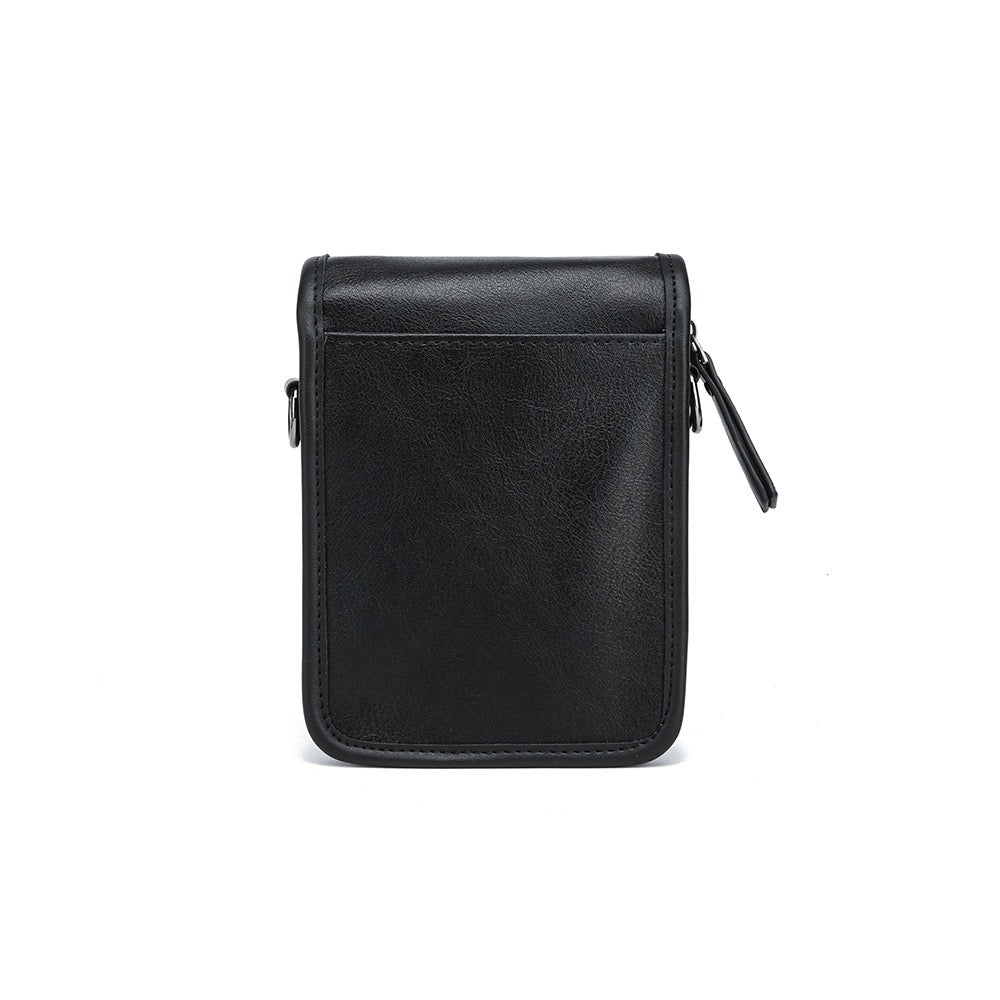 韓系皮質單肩手機包