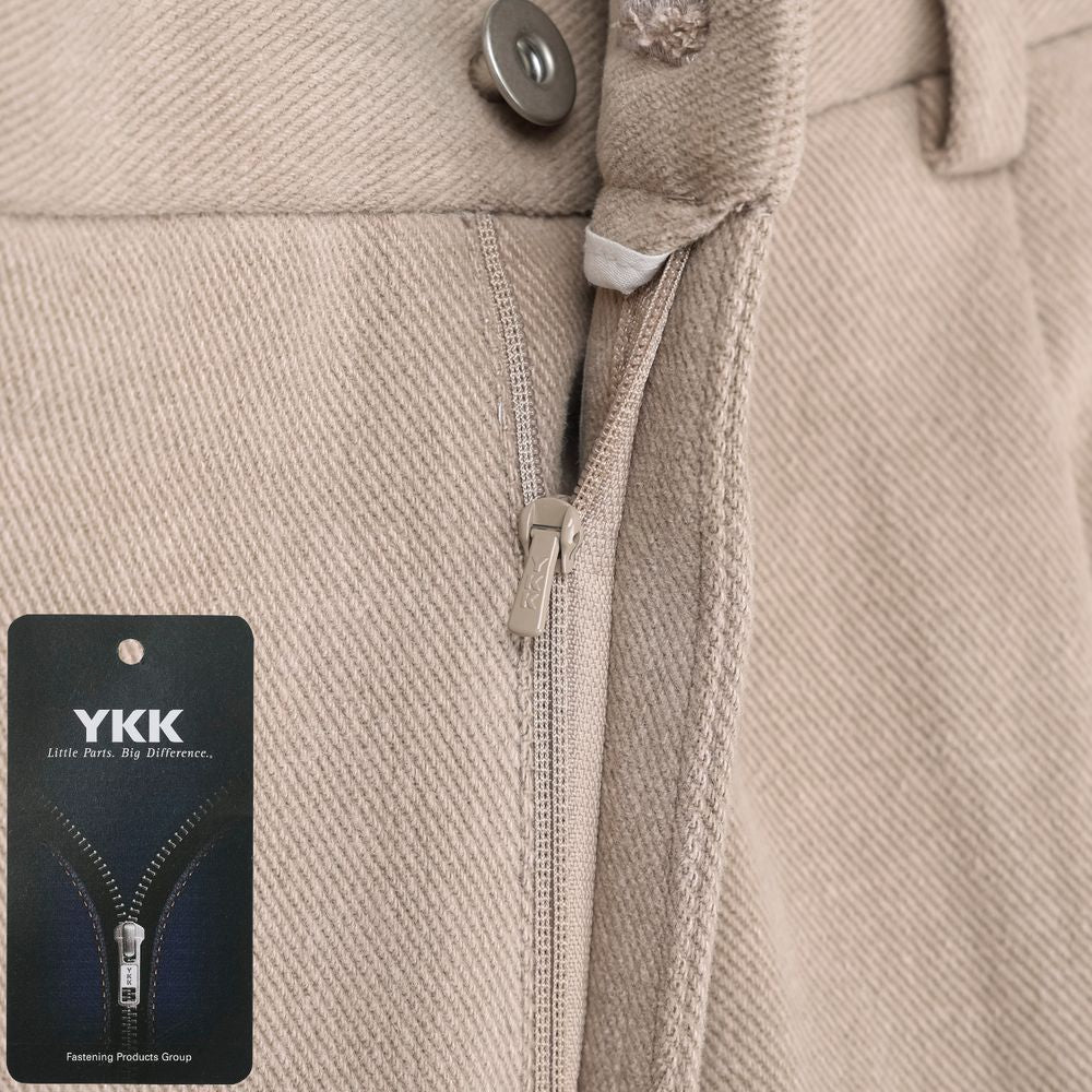 無負擔剪裁加分！韓系弧形雙褶休閒褲｜4色入