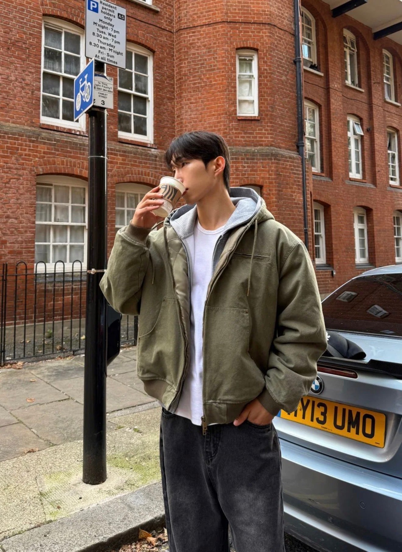 型格款！連帽夾棉重磅工裝外套｜3色入