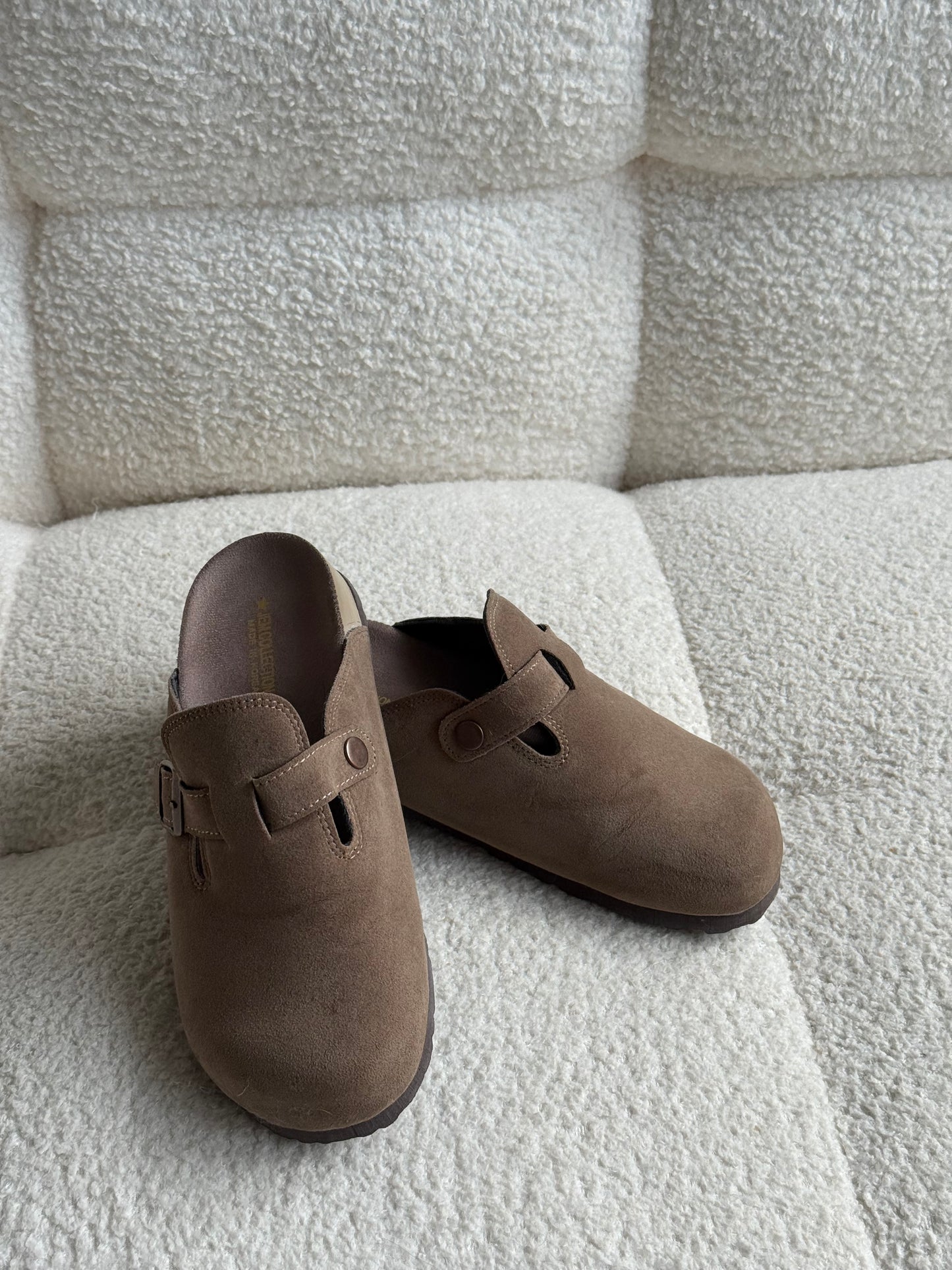 【11月下單立減$50!】腳感超舒適！韓製猄皮勃肯鞋 ｜3色入