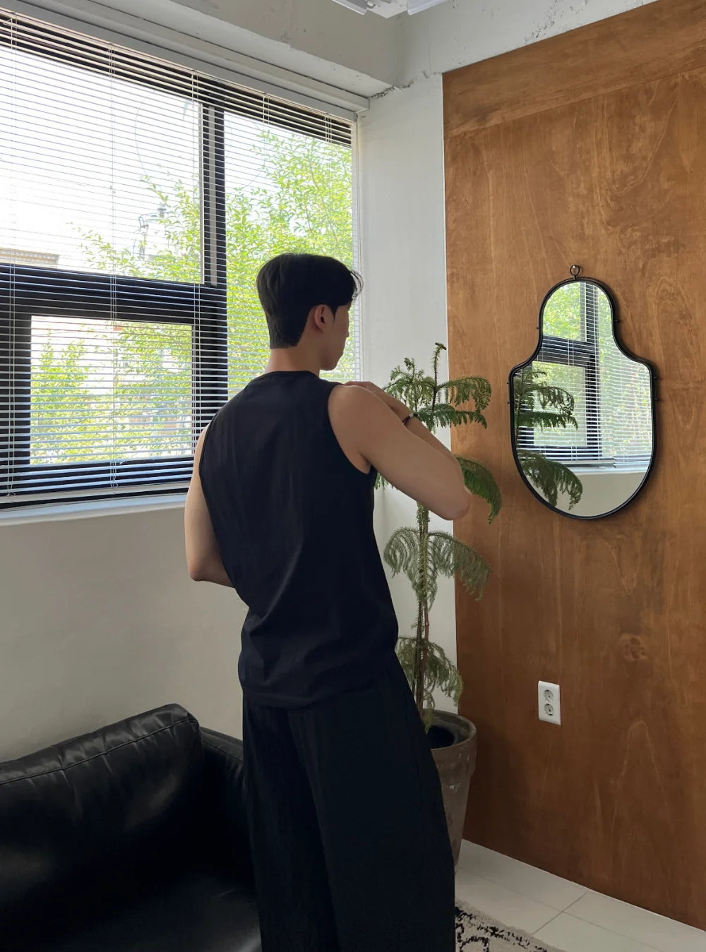 Gym Bro系列🏋️線條鈕扣坎肩背心｜3色入