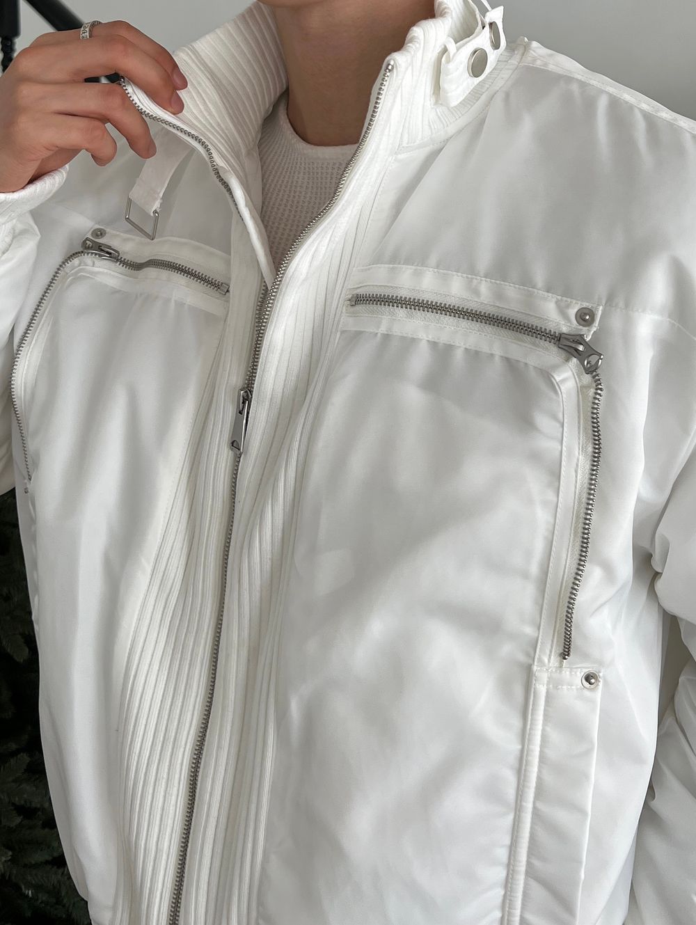 細節加分！高領束帶短款MA1｜3色入