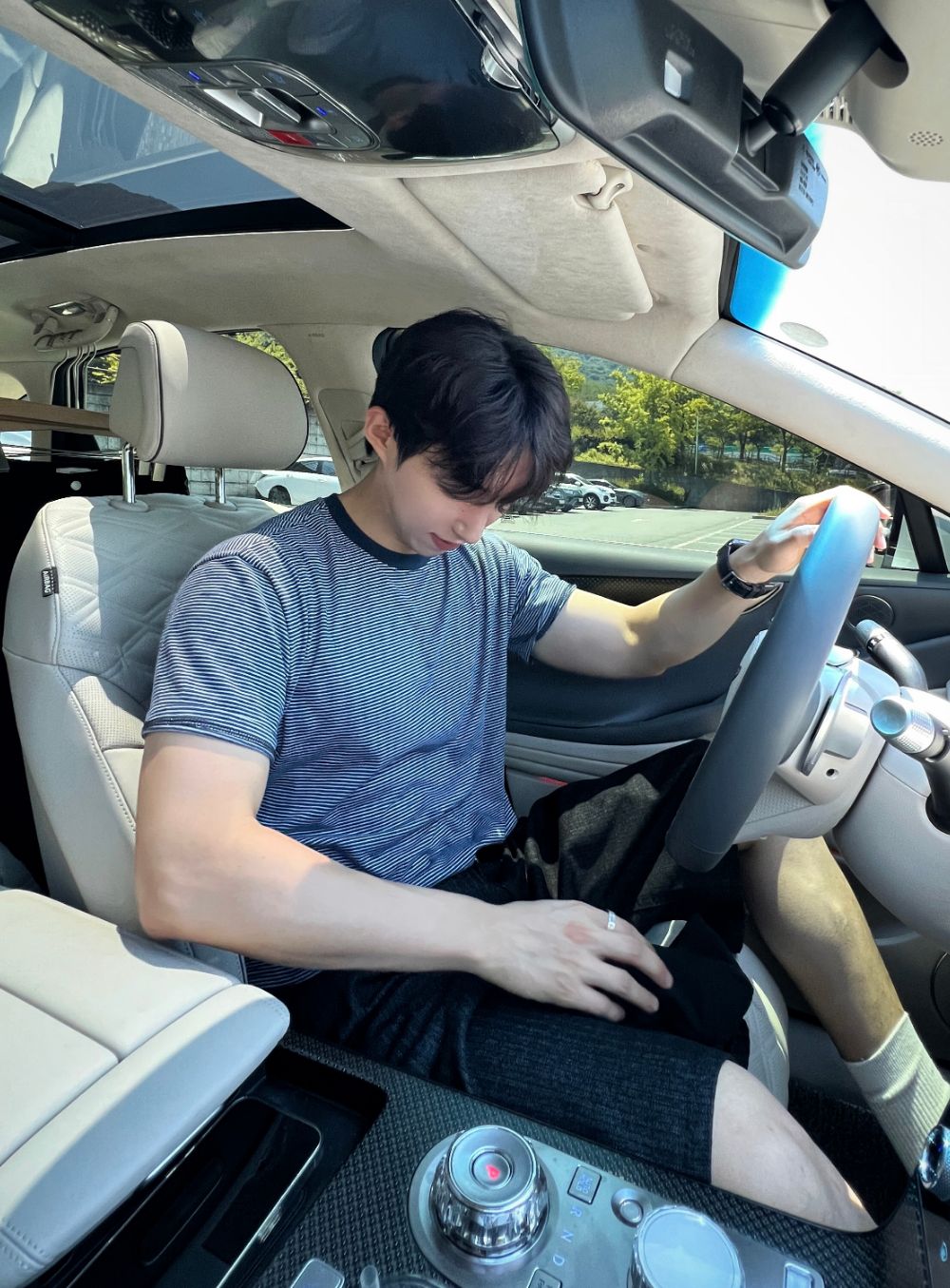 美式復古橫間短款純棉短袖｜3色入