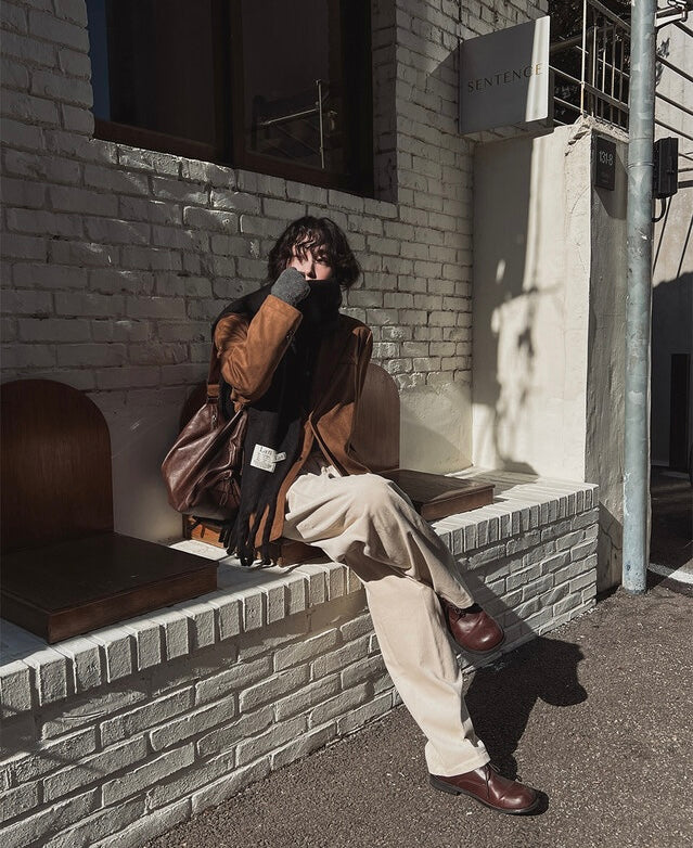 [大熱款🔥]燈芯絨直紋長褲｜5色入