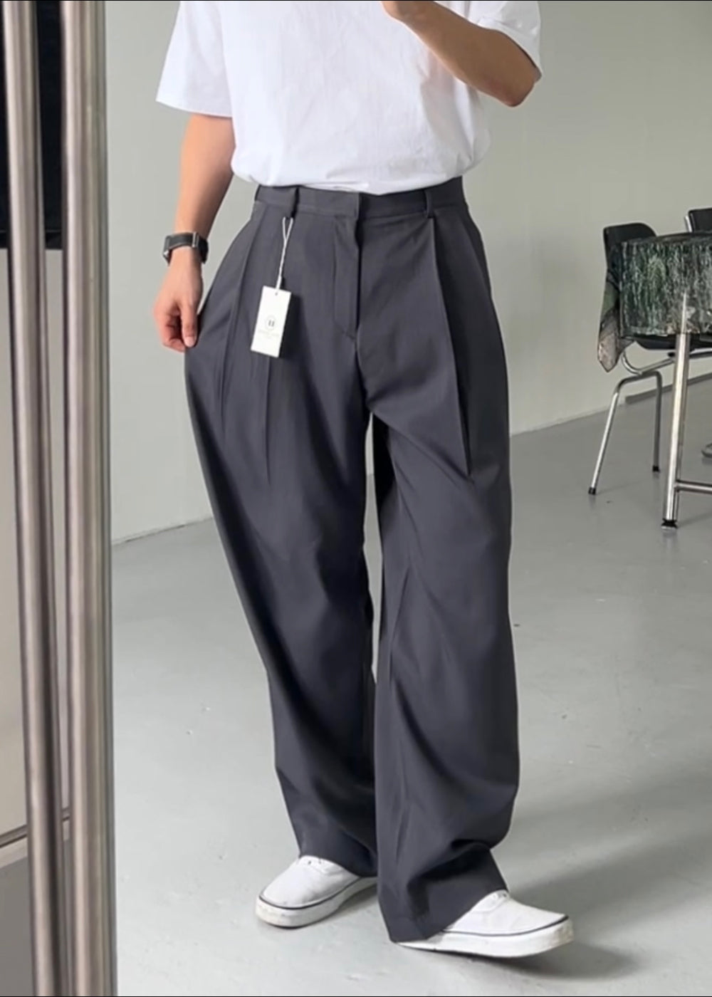 福利價🧧廓型雙褶寬鬆西裝褲｜5色入