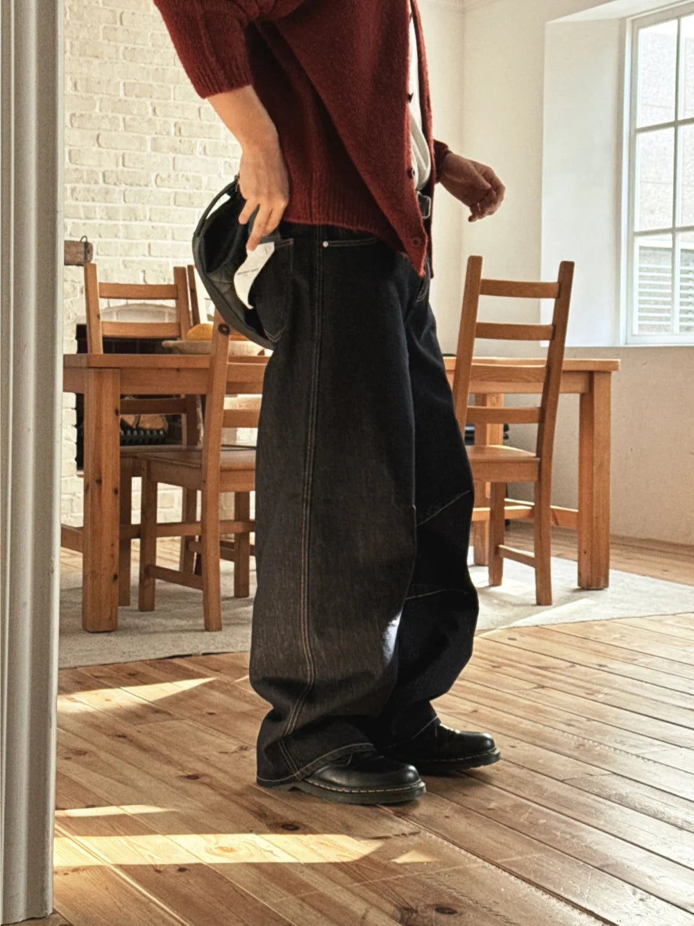 美式街頭感☄️水洗牛仔微闊形牛仔褲｜7色入