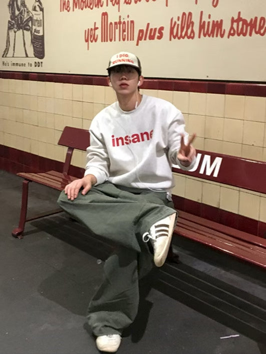 [🇰🇷連線]Insane 印花圓領衛衣