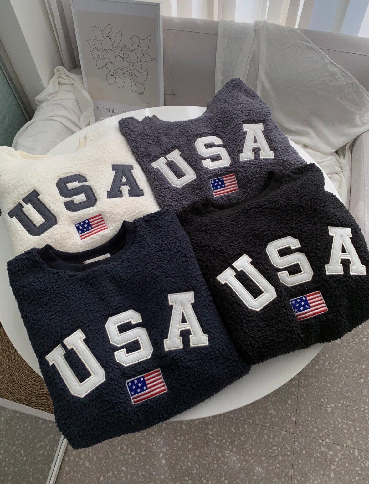 [🇰🇷連線]USA 柔軟毛毛衛衣