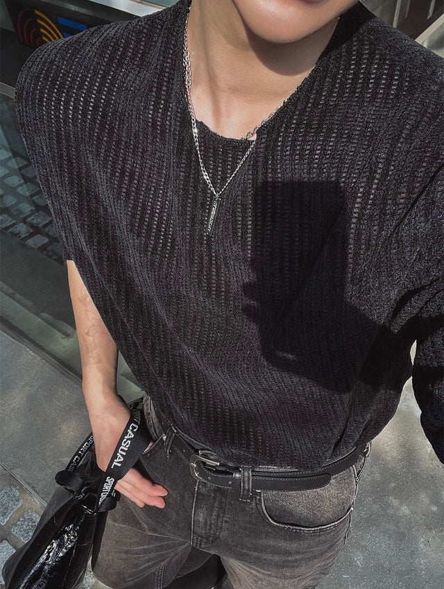 秋冬必備🍂細坑紋長袖TEE｜4色入