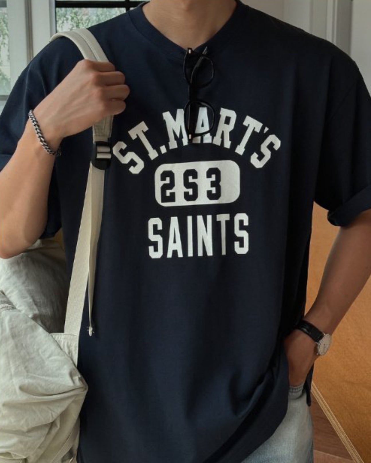 ST.MART's 印花Oversize短袖