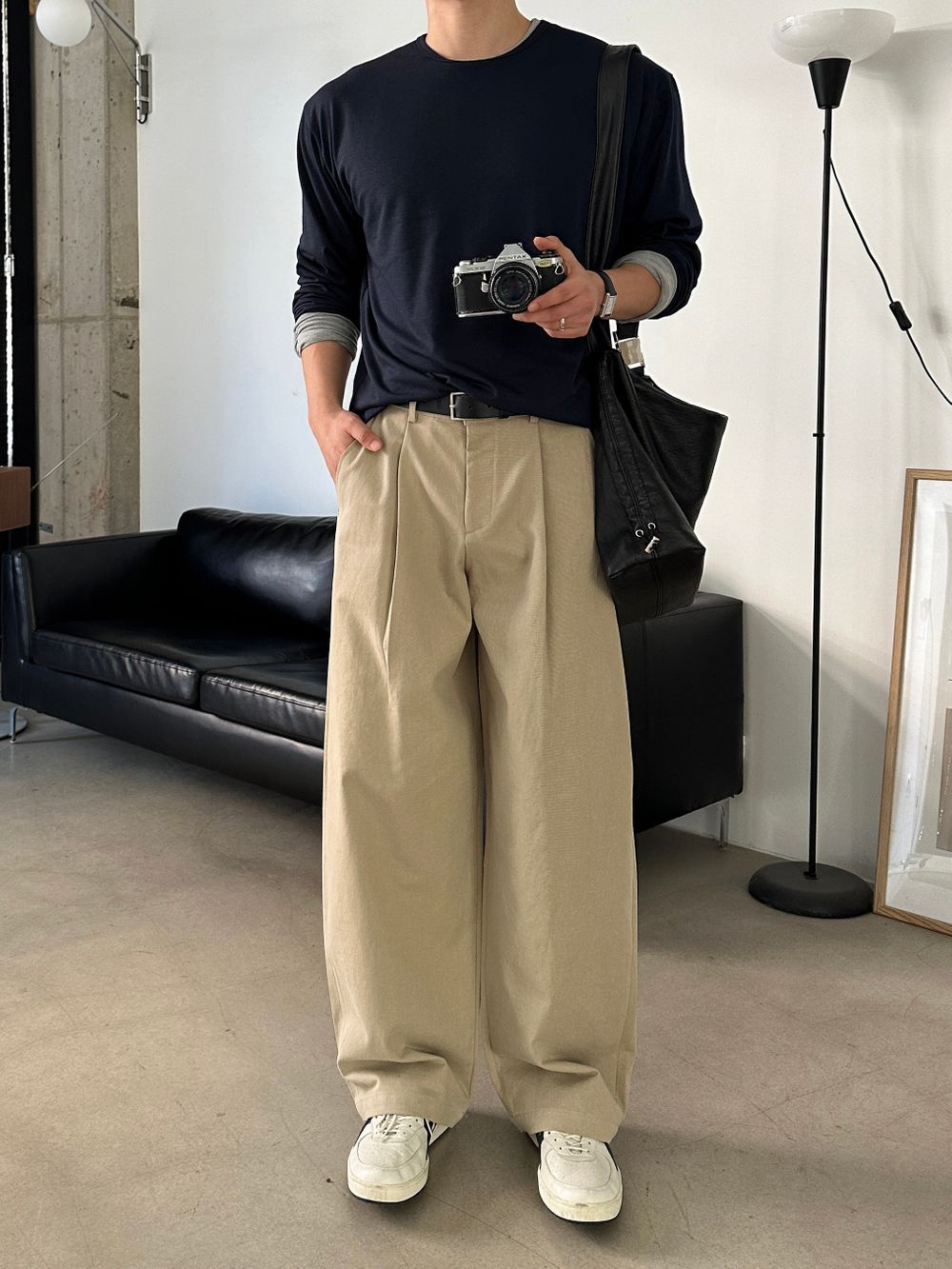 （1＋1）超親膚！韓製柔軟圓領長袖T恤｜9色入