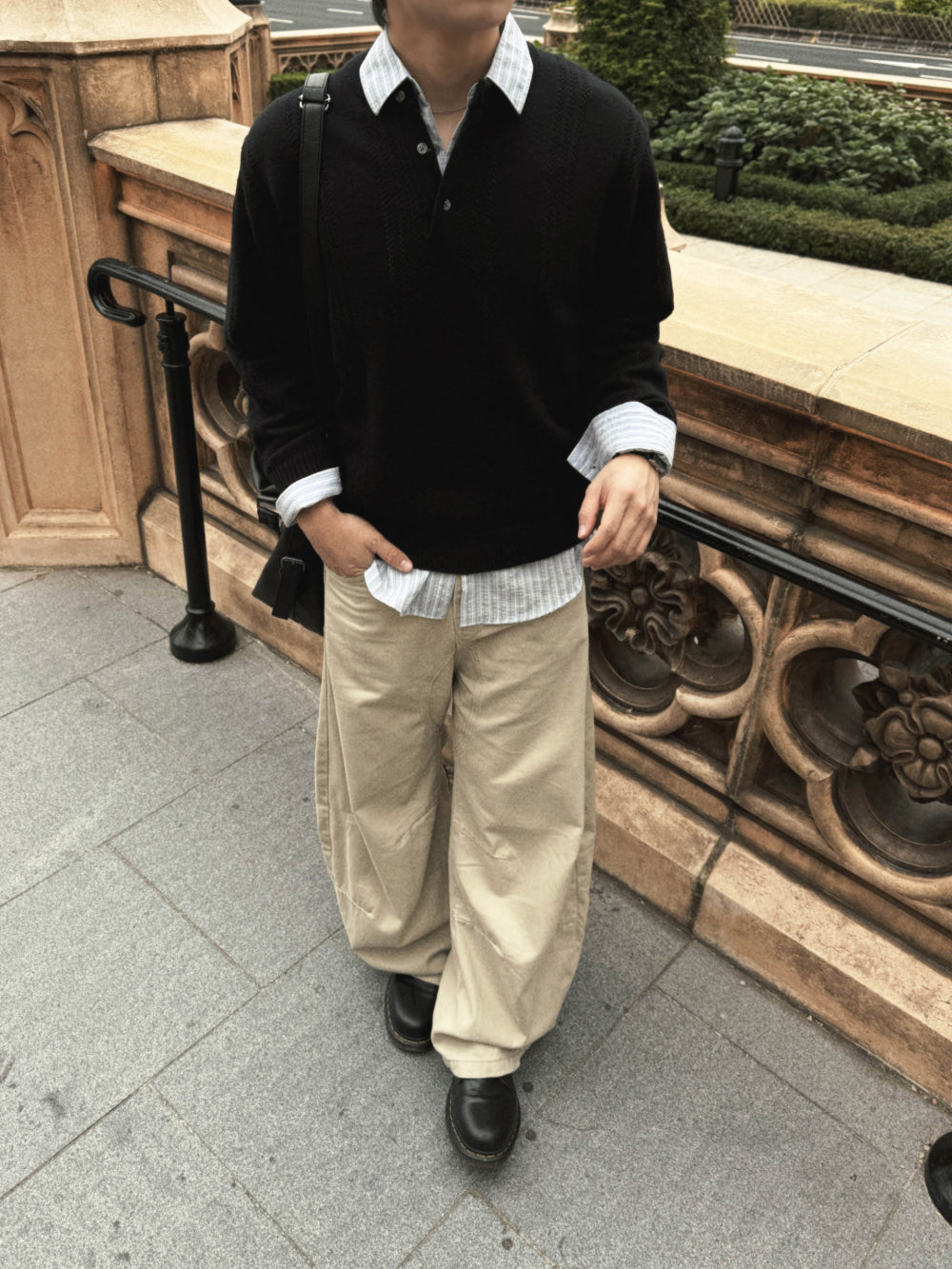 PREMIUM👑細麻花亨利領針織衫｜4色入