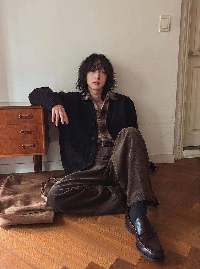 [大熱款🔥]燈芯絨直紋長褲｜5色入