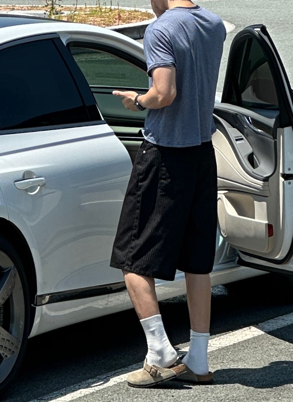 美式復古橫間短款純棉短袖｜3色入