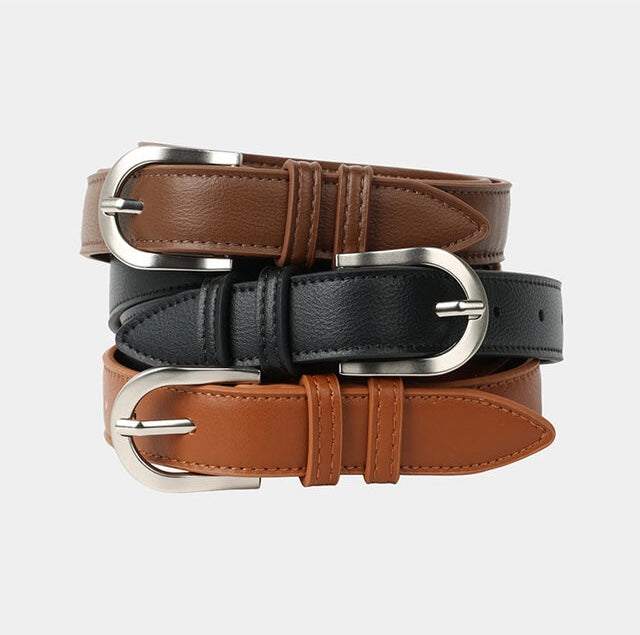 韓式簡約百搭皮帶｜3色
