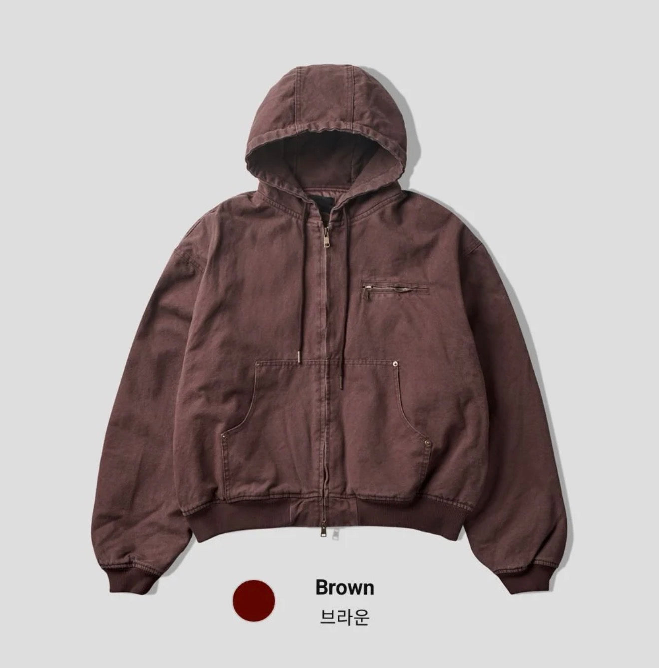 型格款！連帽夾棉重磅工裝外套｜3色入