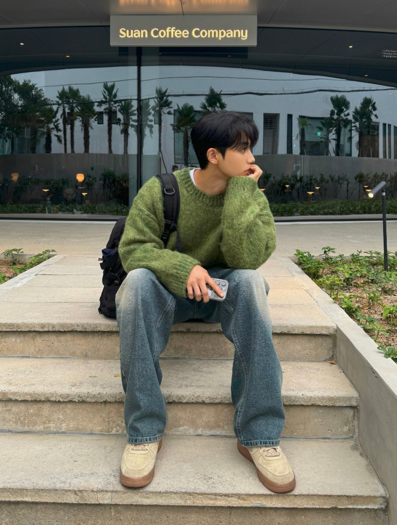 超多顏色選擇🎨馬海毛混色寬鬆針織衫｜10色入