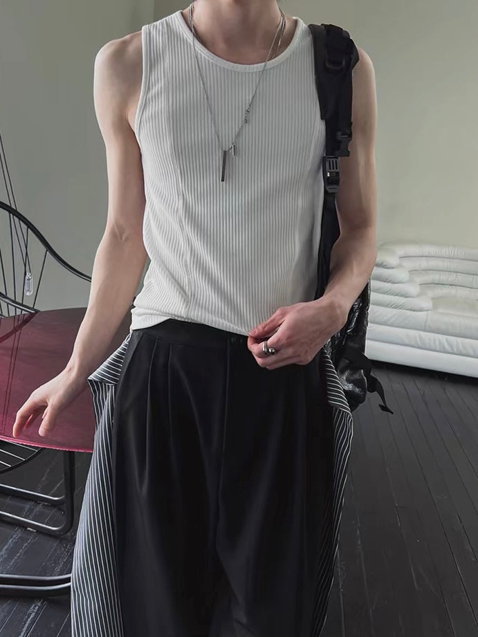 Gym Bro系列🏋️純色貼身彈性背心｜2色入