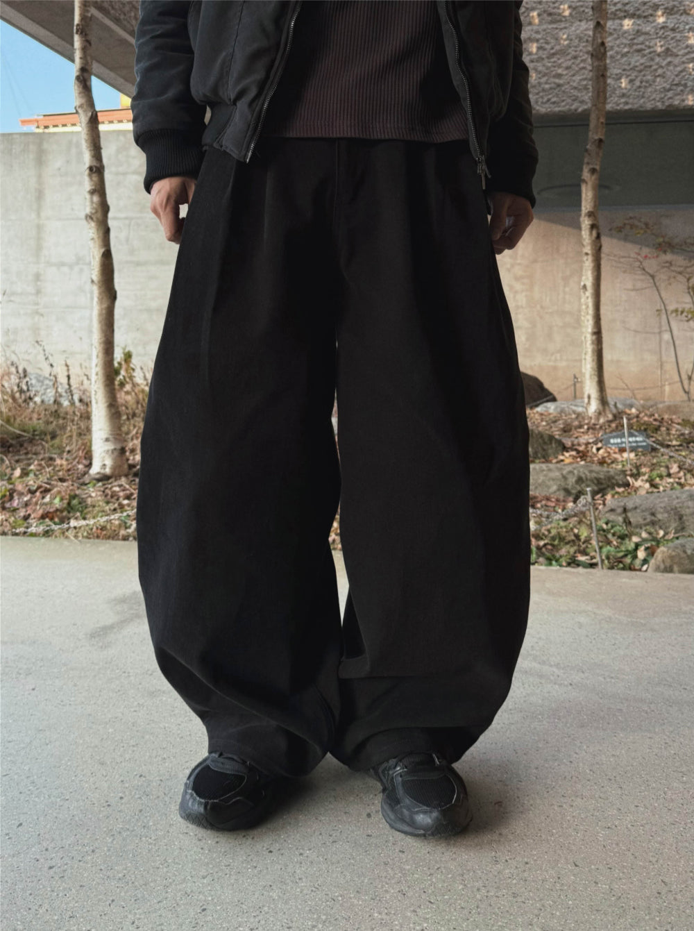 含內絨✔️百搭款寬鬆廓型休閒褲｜3色入