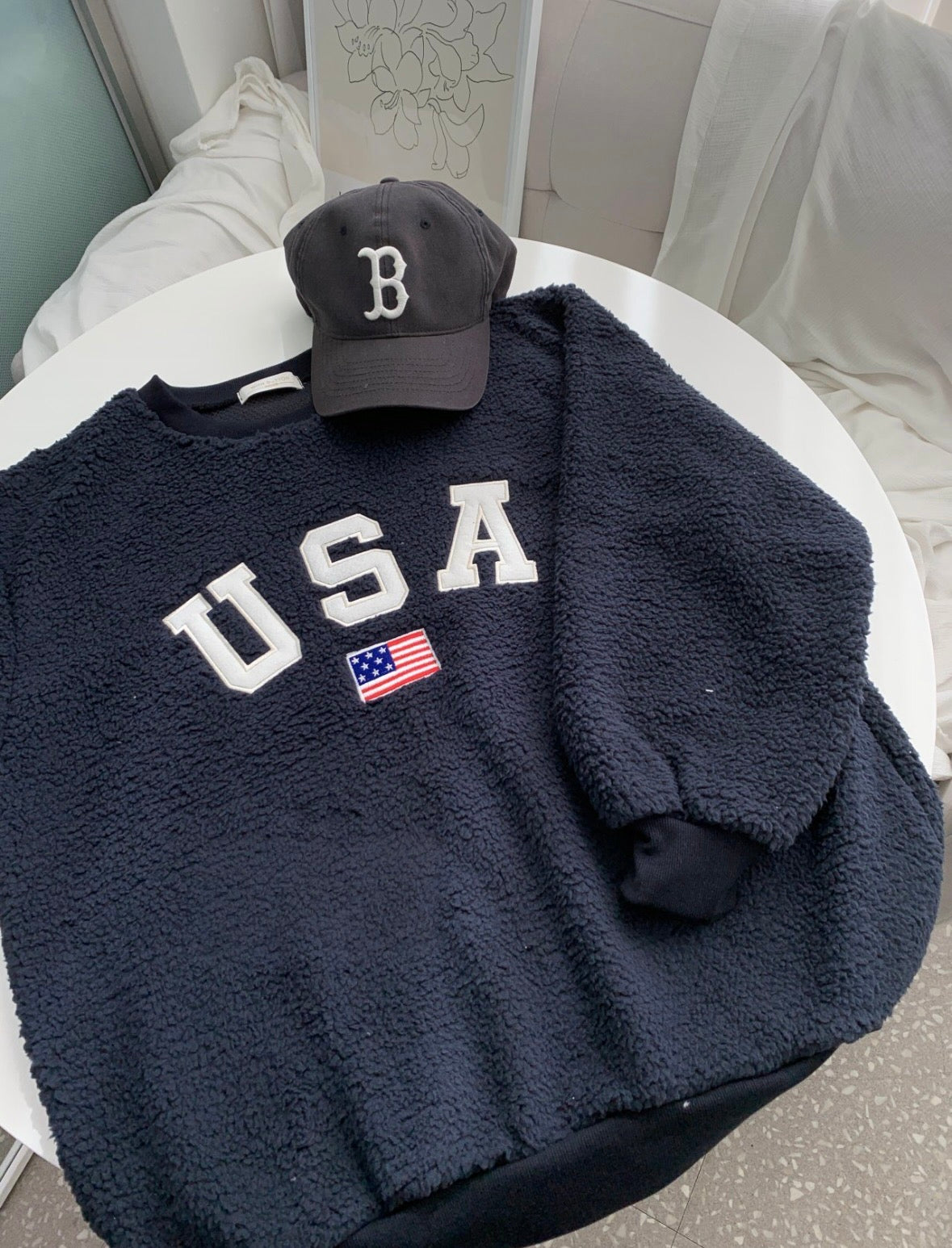 [🇰🇷連線]USA 柔軟毛毛衛衣