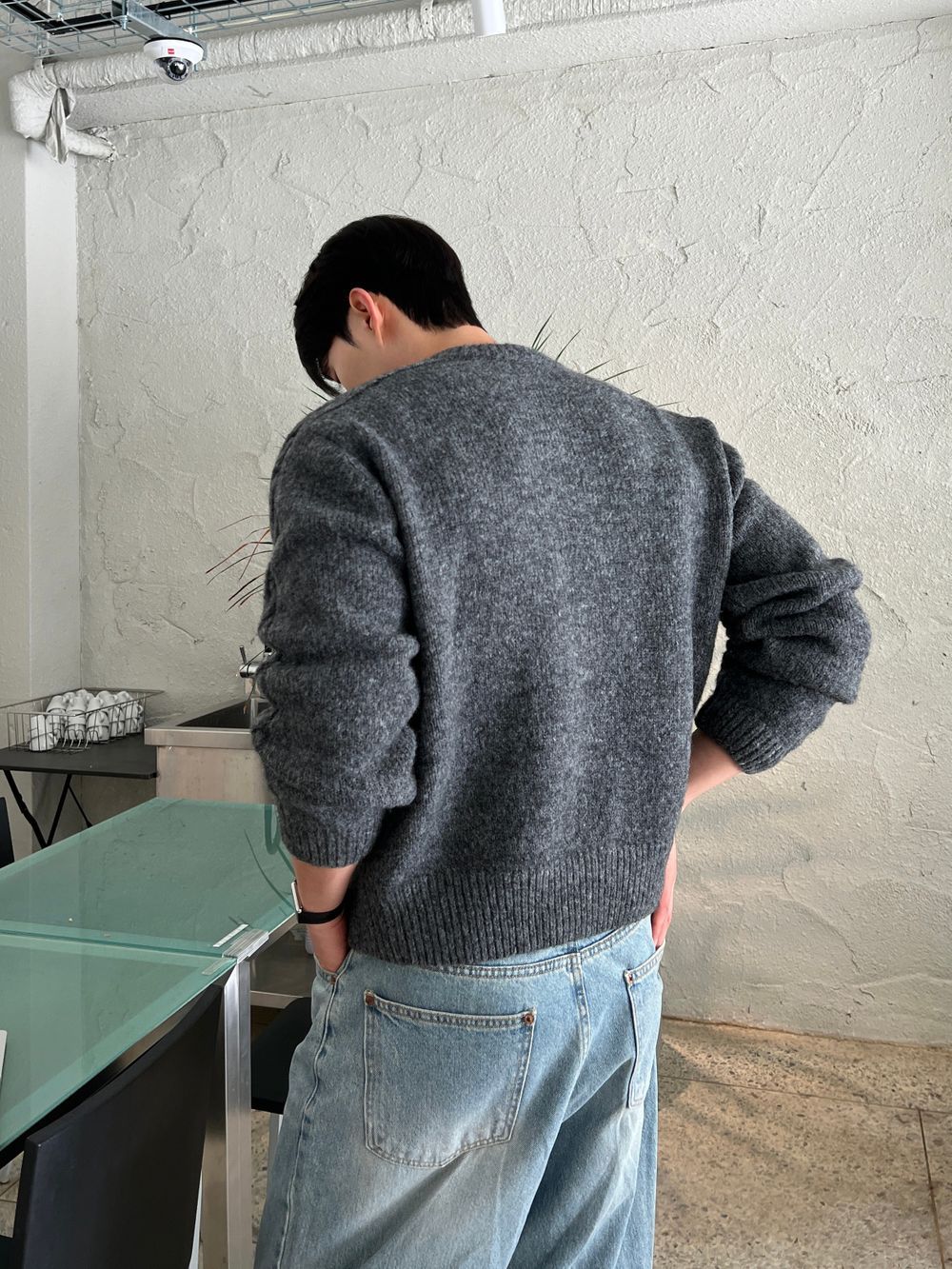 衣櫃必備跨季單品🌟絨毛感麻花開胸針織衫｜6色入