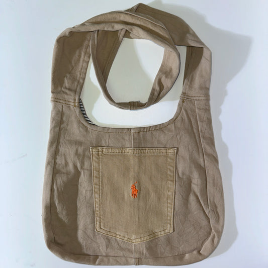 Remade Polo Long Shoulder Bag Khaki&Orange