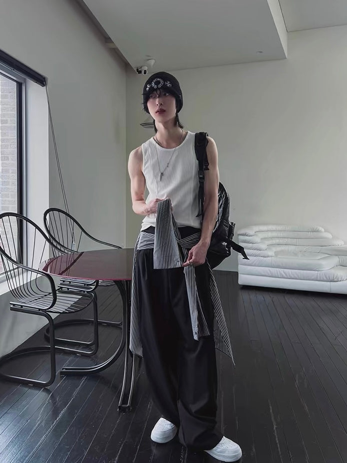Gym Bro系列🏋️純色貼身彈性背心｜2色入