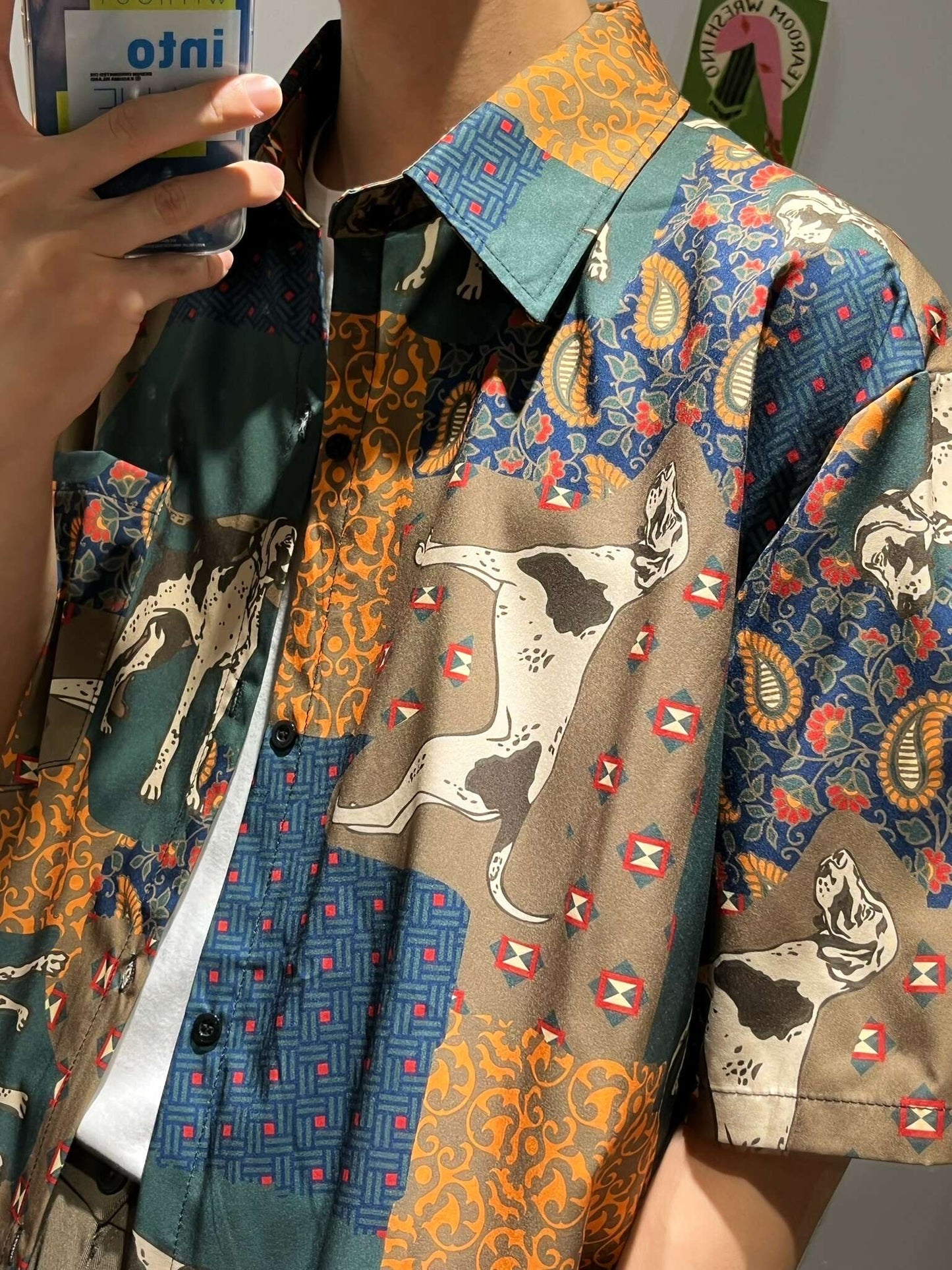 Pattern printed shirt